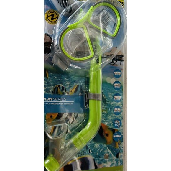 US Divers Playseries Kids Mask and Dry Top Snorkel Combo Set New In Packaging - Picture 6 of 8